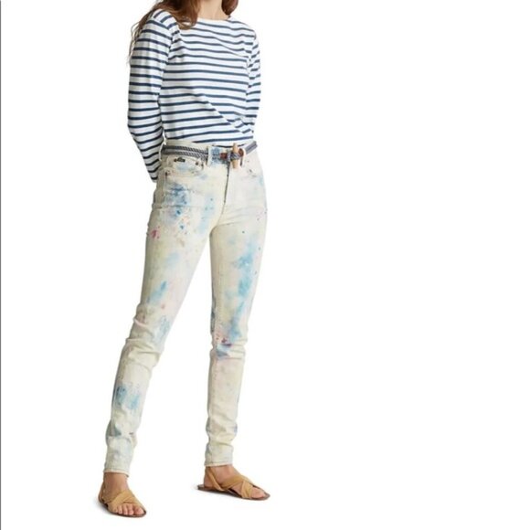 ralph lauren tie dye jeans